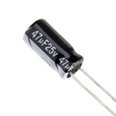 47uf 25V Electrolytic Capacitor