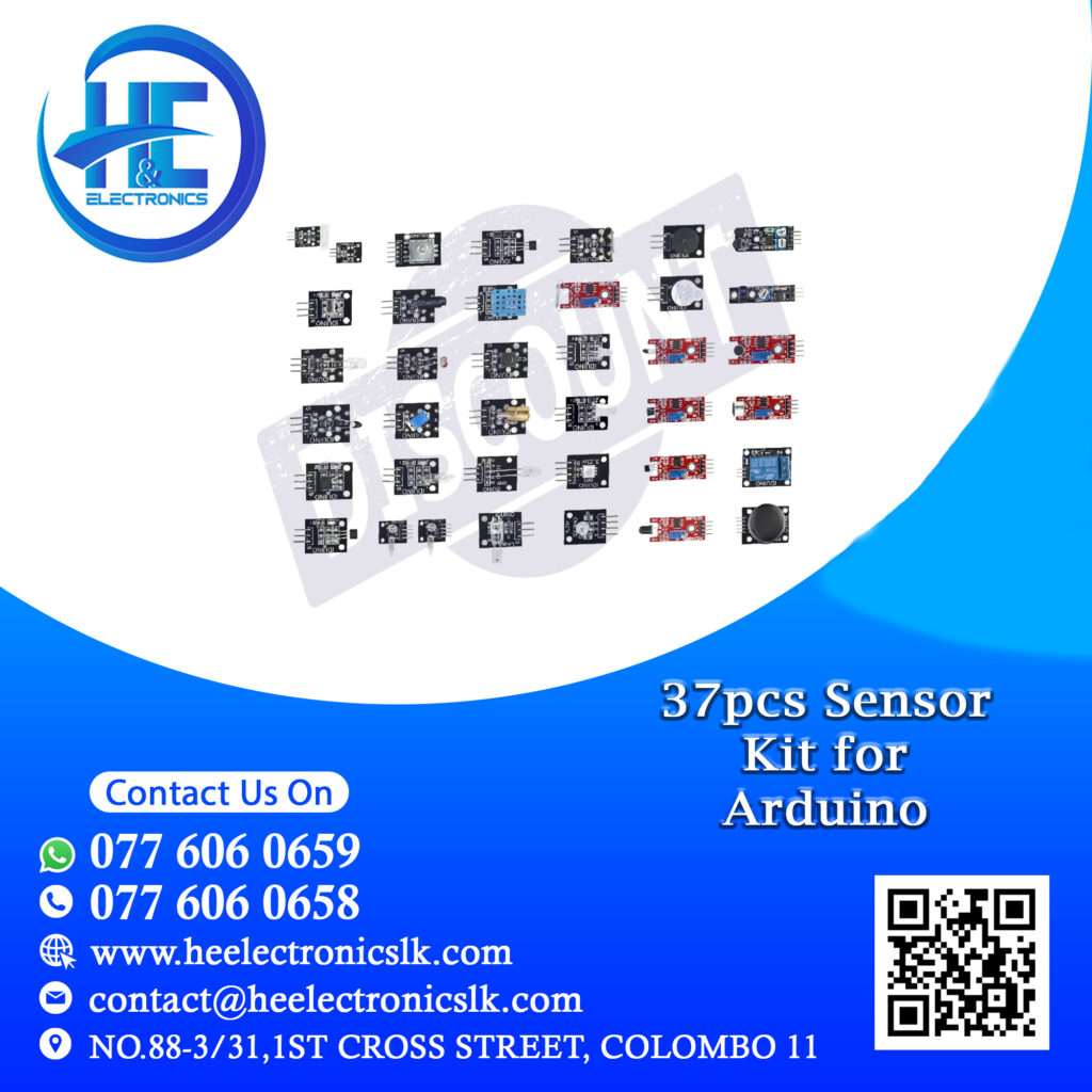37pcs Sensor Kit for Arduino | H&E Electronics