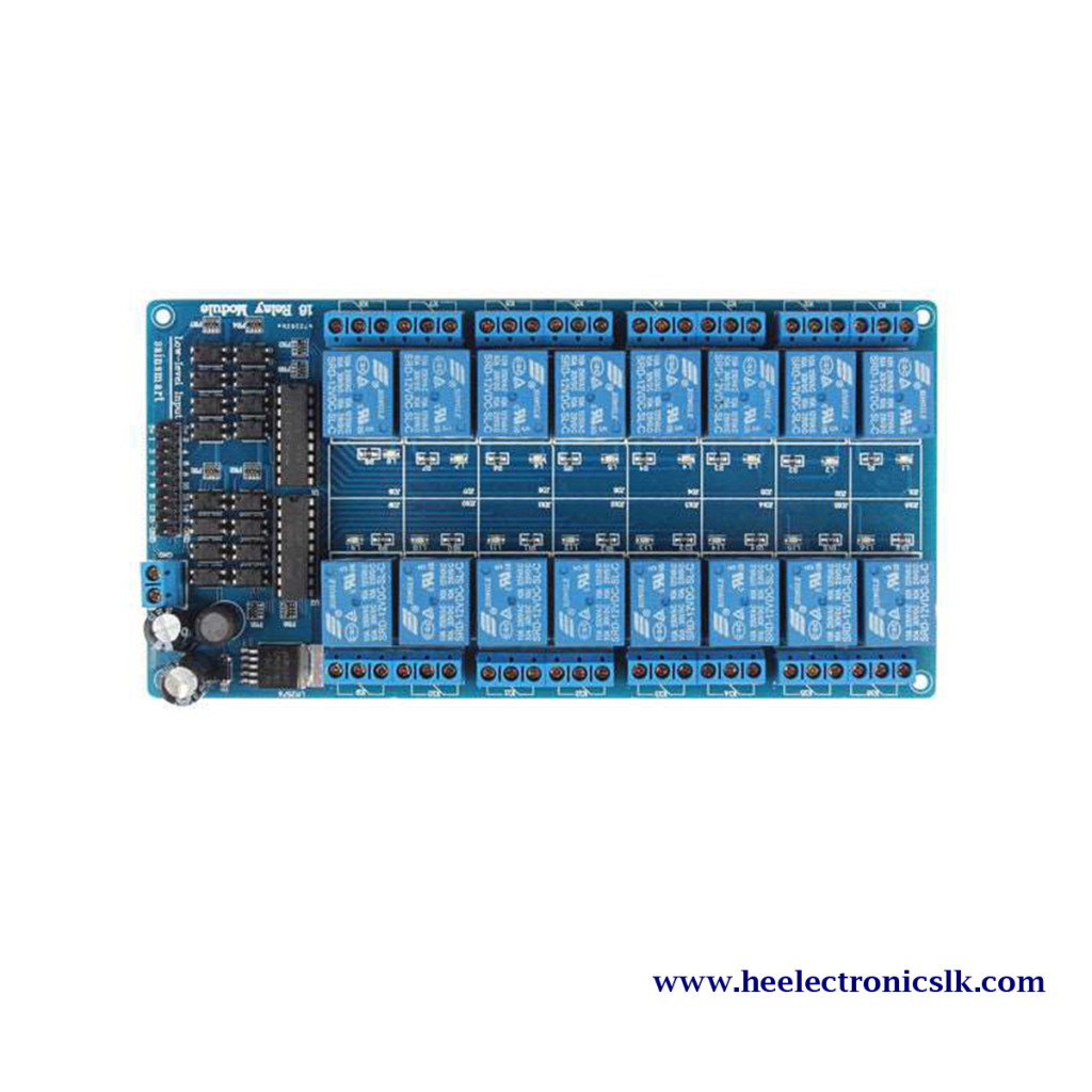 12V 16 Channel Relay Module | H&E Electronics